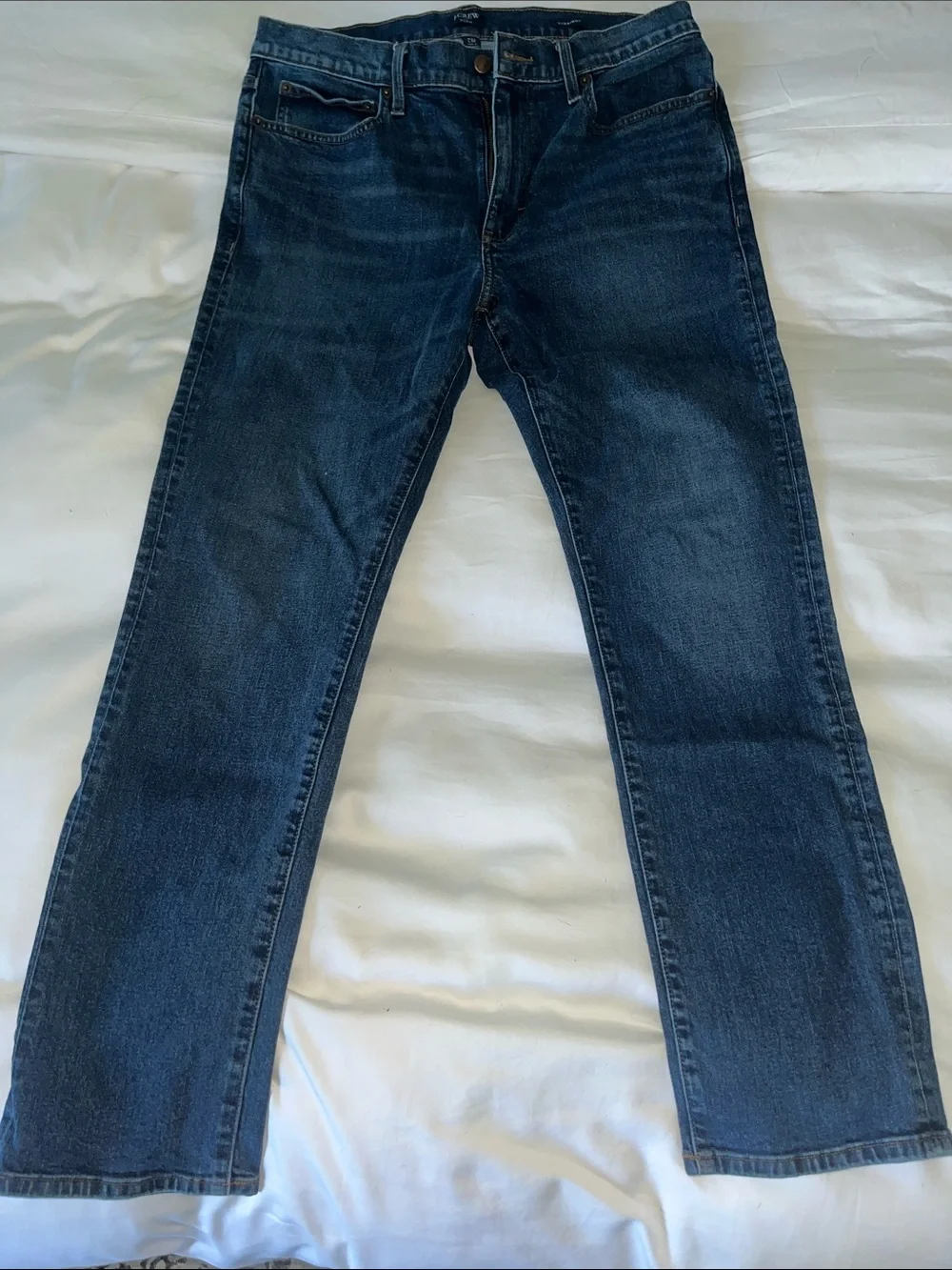 J. Crew Men's Dark Indigo Straight Jeans